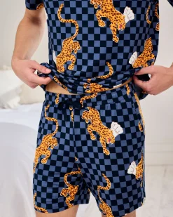 Leopard Chef Print Crew Short Pyjama Set