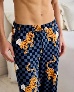 Leopard Chef Print Long Pyjama Bottoms