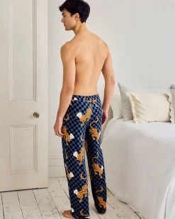 Leopard Chef Print Long Pyjama Bottoms