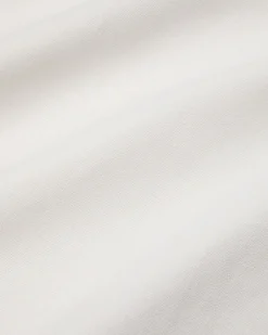 Linen-Blend Wide Leg Trousers - White