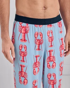 Lobster Print Long Pyjama Bottoms