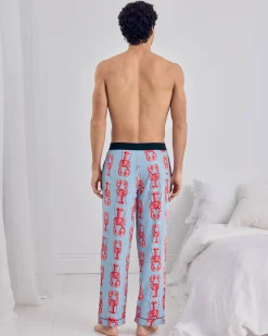 Lobster Print Long Pyjama Bottoms