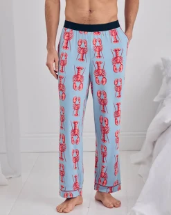 Lobster Print Long Pyjama Bottoms