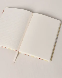 Lobster Stripe Print Hardback Lined Notebook