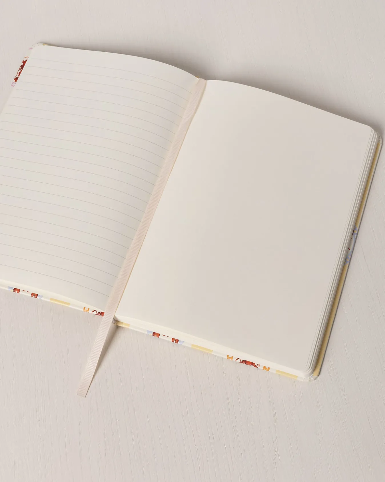 Lobster Stripe Print Hardback Lined Notebook
