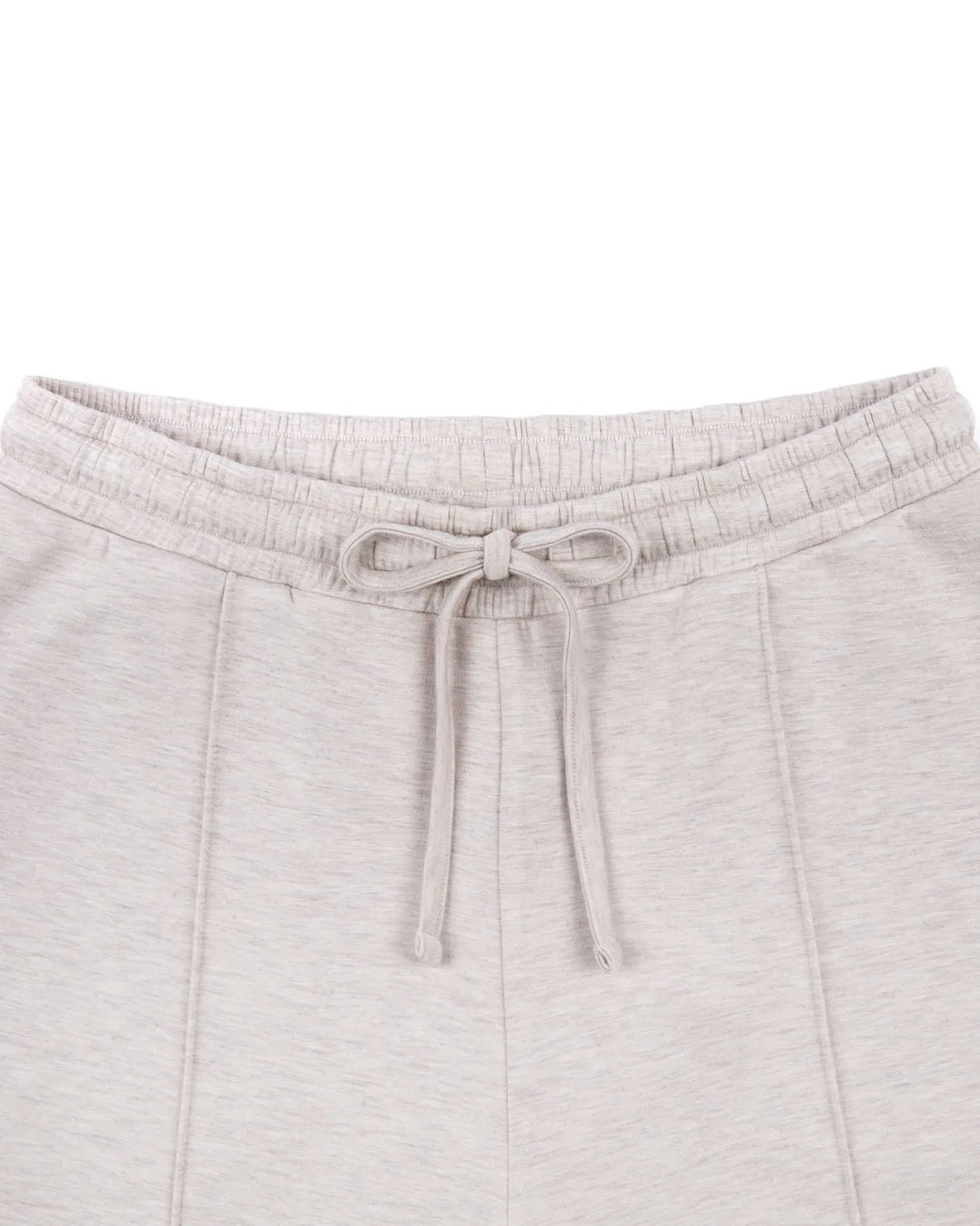 LuxeComfort Scuba Joggers - Beige Marl