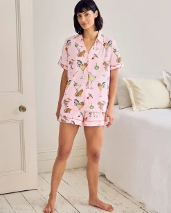 Martini Animals Print Short Pyjama Set