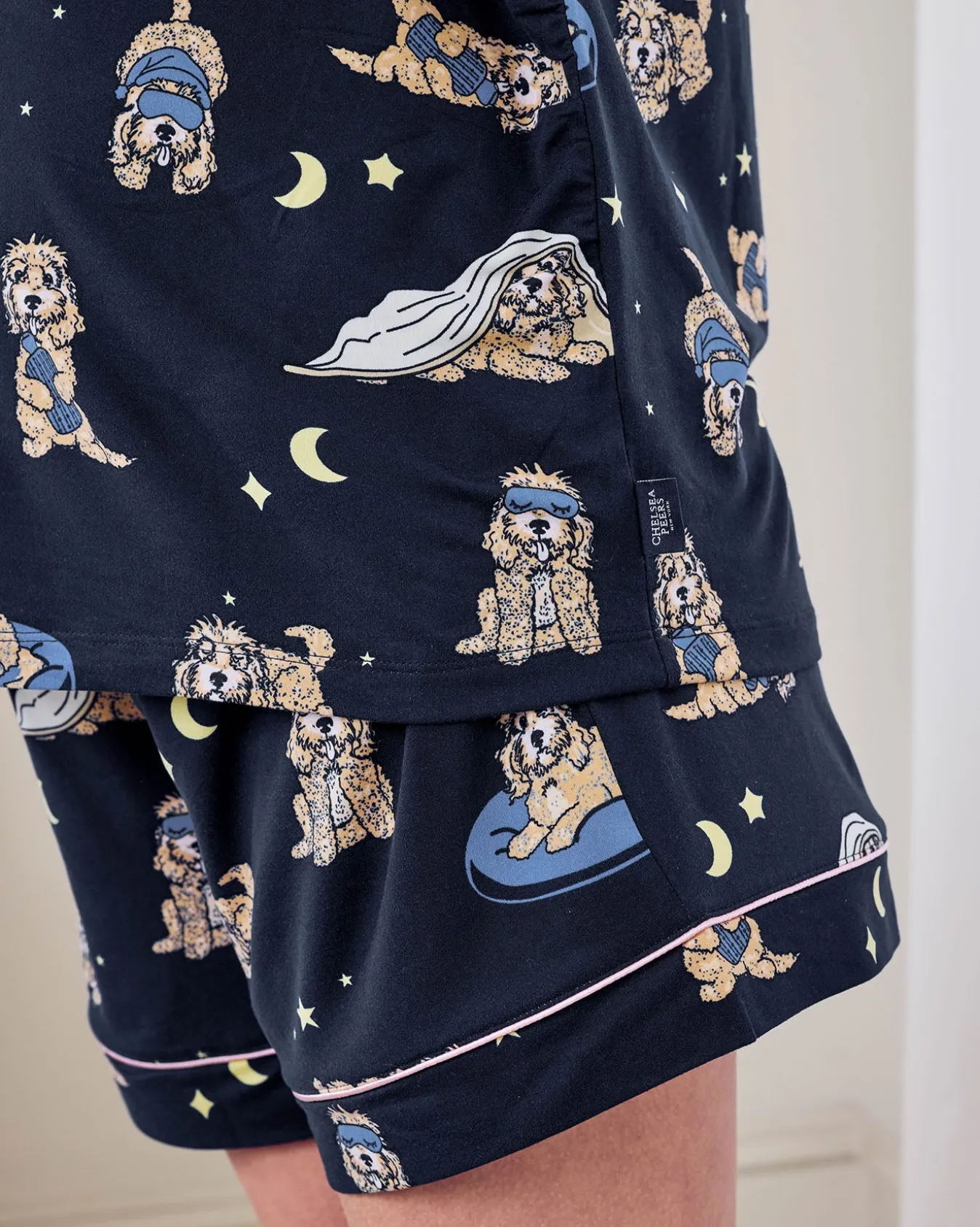 Maternity Cockapoo Snooze Print Short Pyjama Set