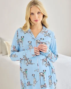 Maternity Dalmatian Dogs Print Long Pyjama Set