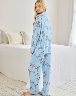 Maternity Dalmatian Dogs Print Long Pyjama Set