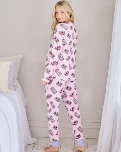 Maternity Perfect Match Print Long Pyjama Set