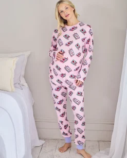 Maternity Perfect Match Print Long Pyjama Set
