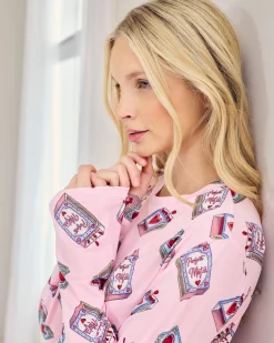 Maternity Perfect Match Print Long Pyjama Set