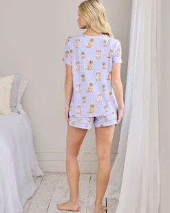 Maternity Spa Dogs Short Pyjama Set