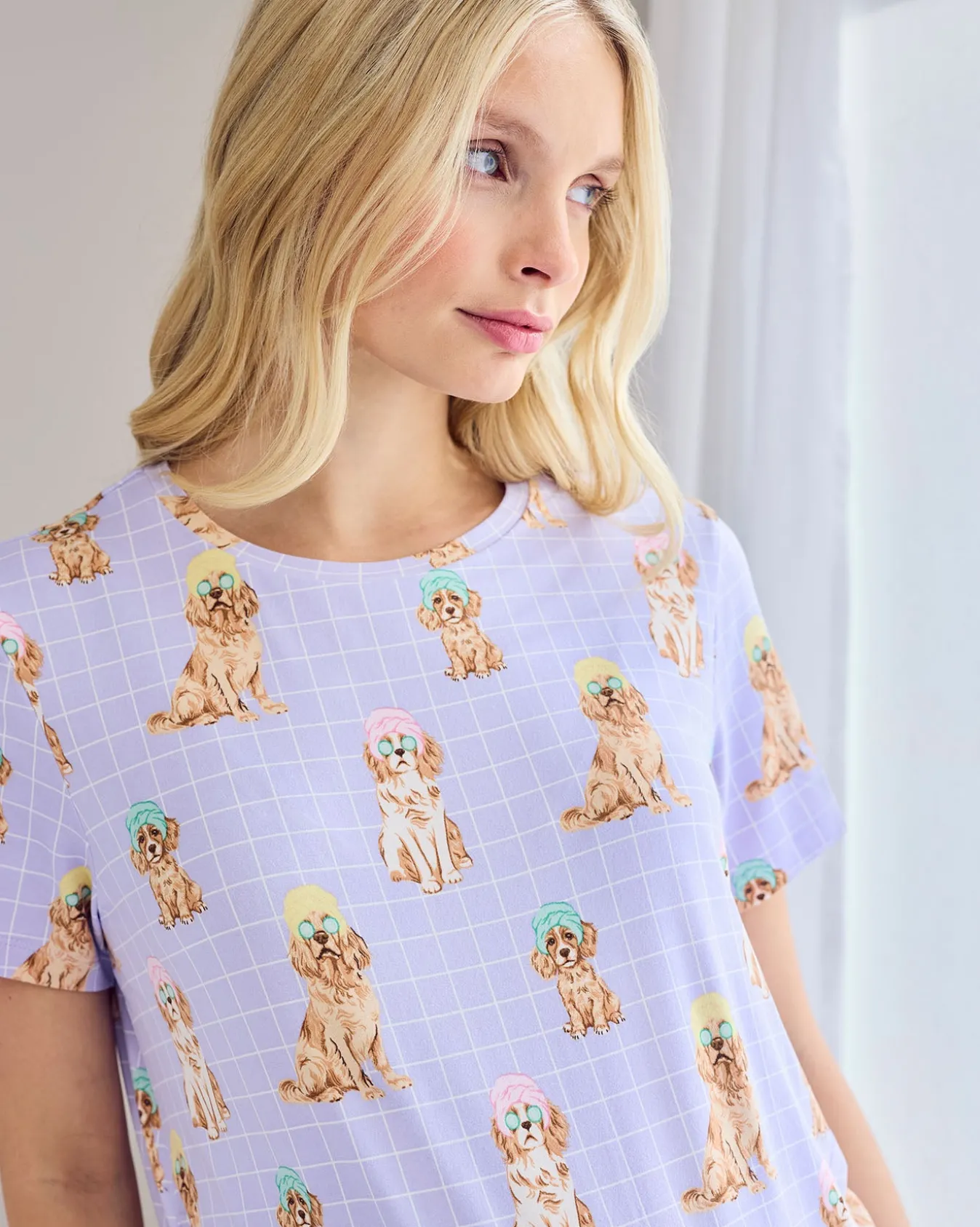 Maternity Spa Dogs Short Pyjama Set