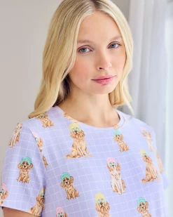 Maternity Spa Dogs Short Pyjama Set