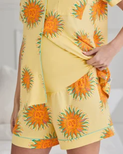 Maternity TENCEL™ Modal Sun Print Short Pyjama Set