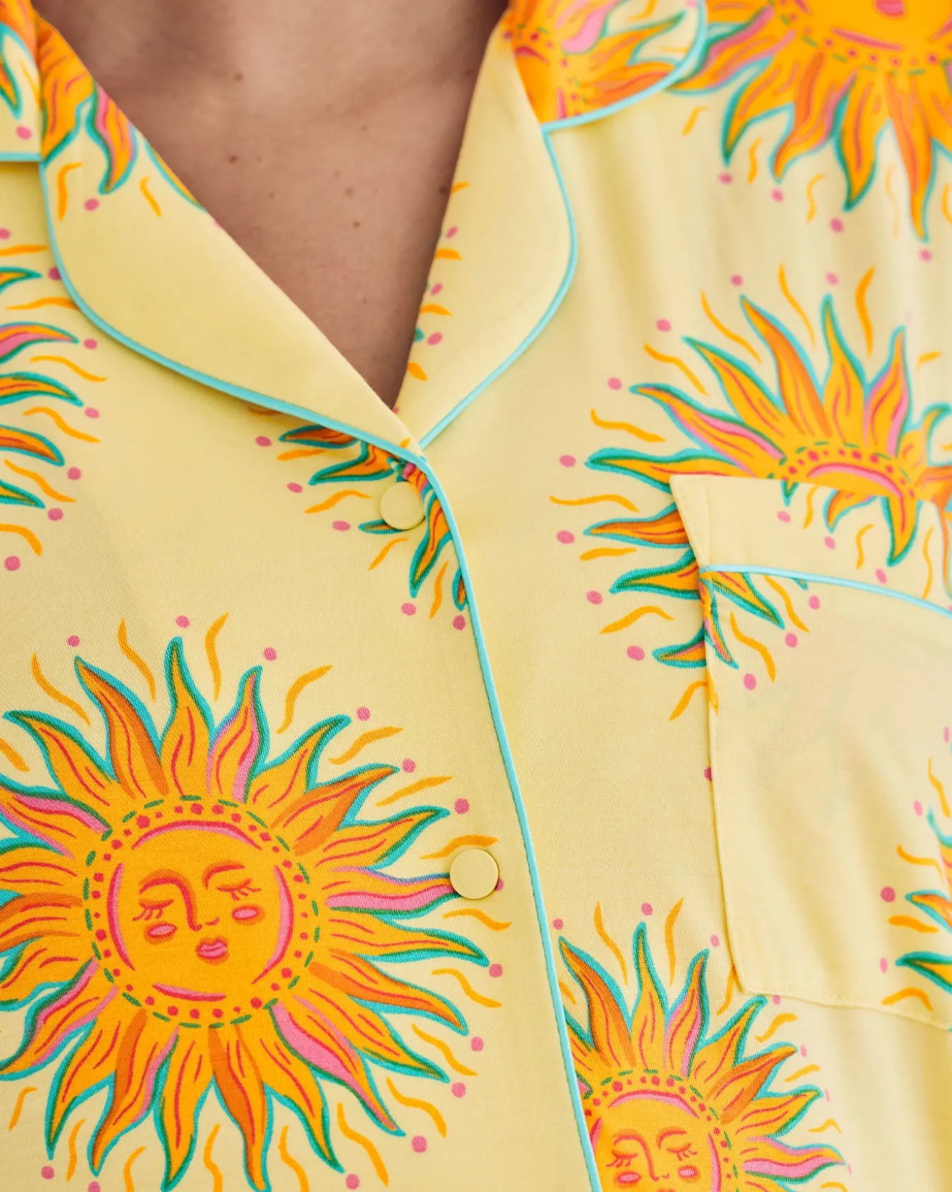 Maternity TENCEL™ Modal Sun Print Short Pyjama Set