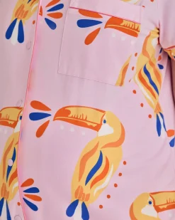 Maternity TENCEL™ Modal Toucan Print Short Pyjama Set