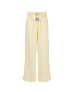 Organic Cotton Butter Stripe Trousers