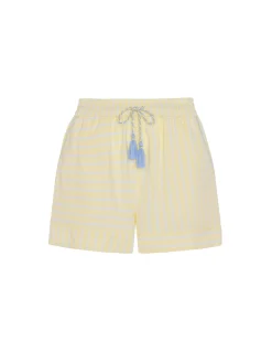 Organic Cotton Butter Stripe Shorts