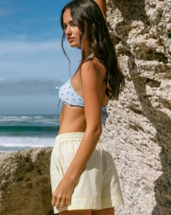 Organic Cotton Butter Stripe Shorts