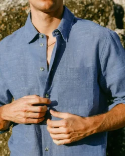Organic Cotton Chambray Long Sleeve Shirt