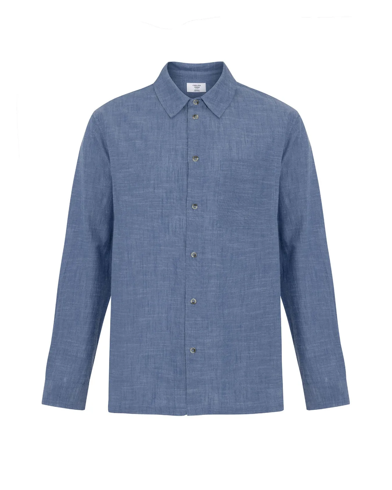 Organic Cotton Chambray Long Sleeve Shirt