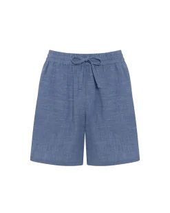 Organic Cotton Chambray Shorts
