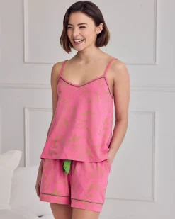 Organic Cotton Fiesta Graphic Print Cami Short Pyjama Set