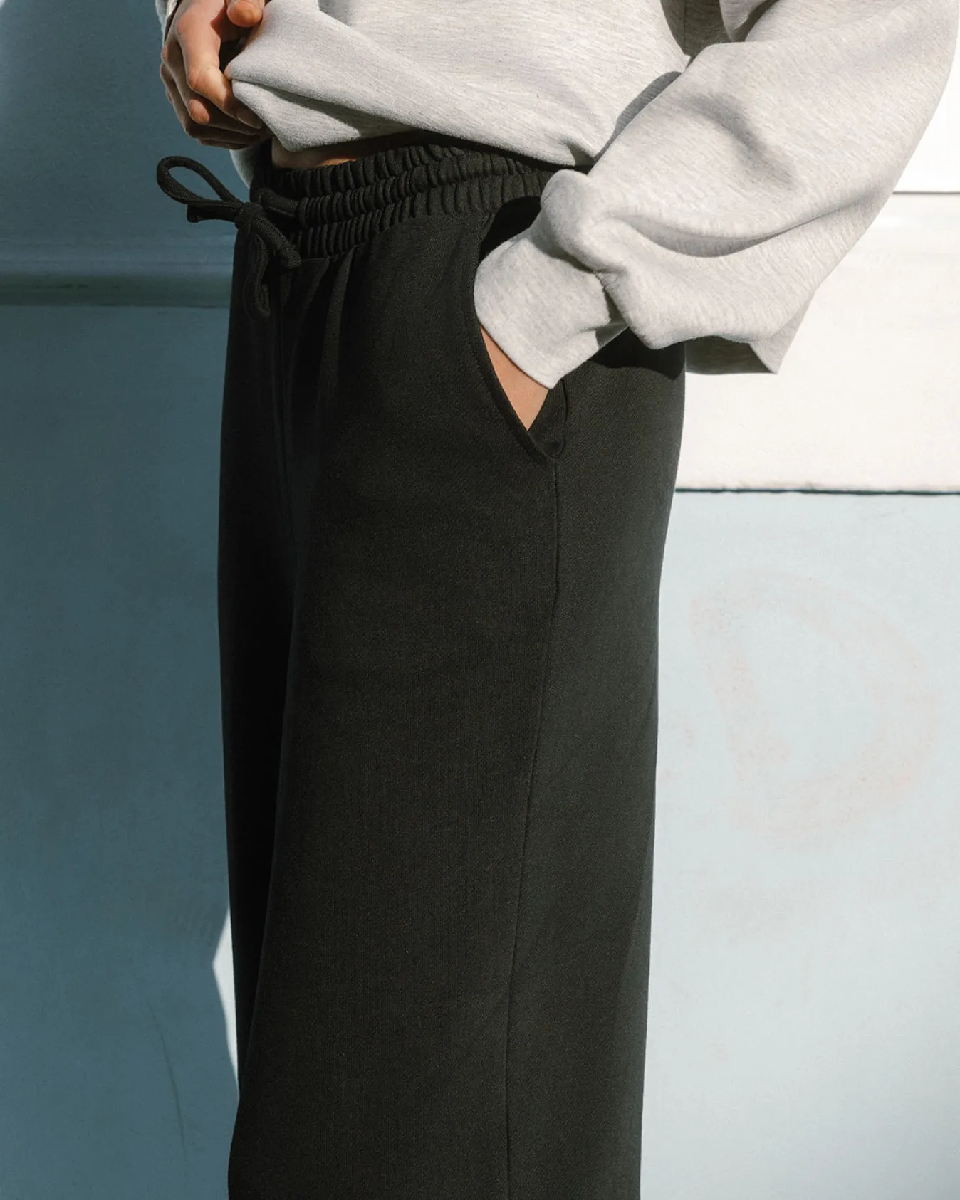 Organic Cotton Joggers - Black