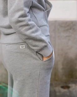 Organic Cotton Joggers - Grey Marl