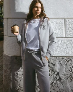 Organic Cotton Joggers - Grey Marl