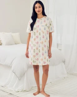 Organic Cotton Rainbow Cockapoo Print Nightshirt