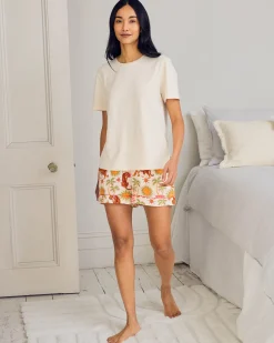 Organic Cotton Siesta Tiger Print Short Pyjama Set