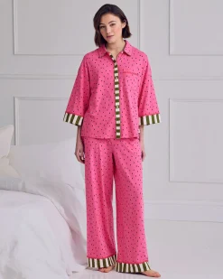 Organic Cotton Watermelon Print Long Pyjama Set