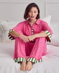Organic Cotton Watermelon Print Long Pyjama Set