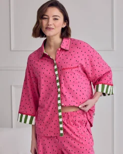 Organic Cotton Watermelon Print Long Pyjama Set