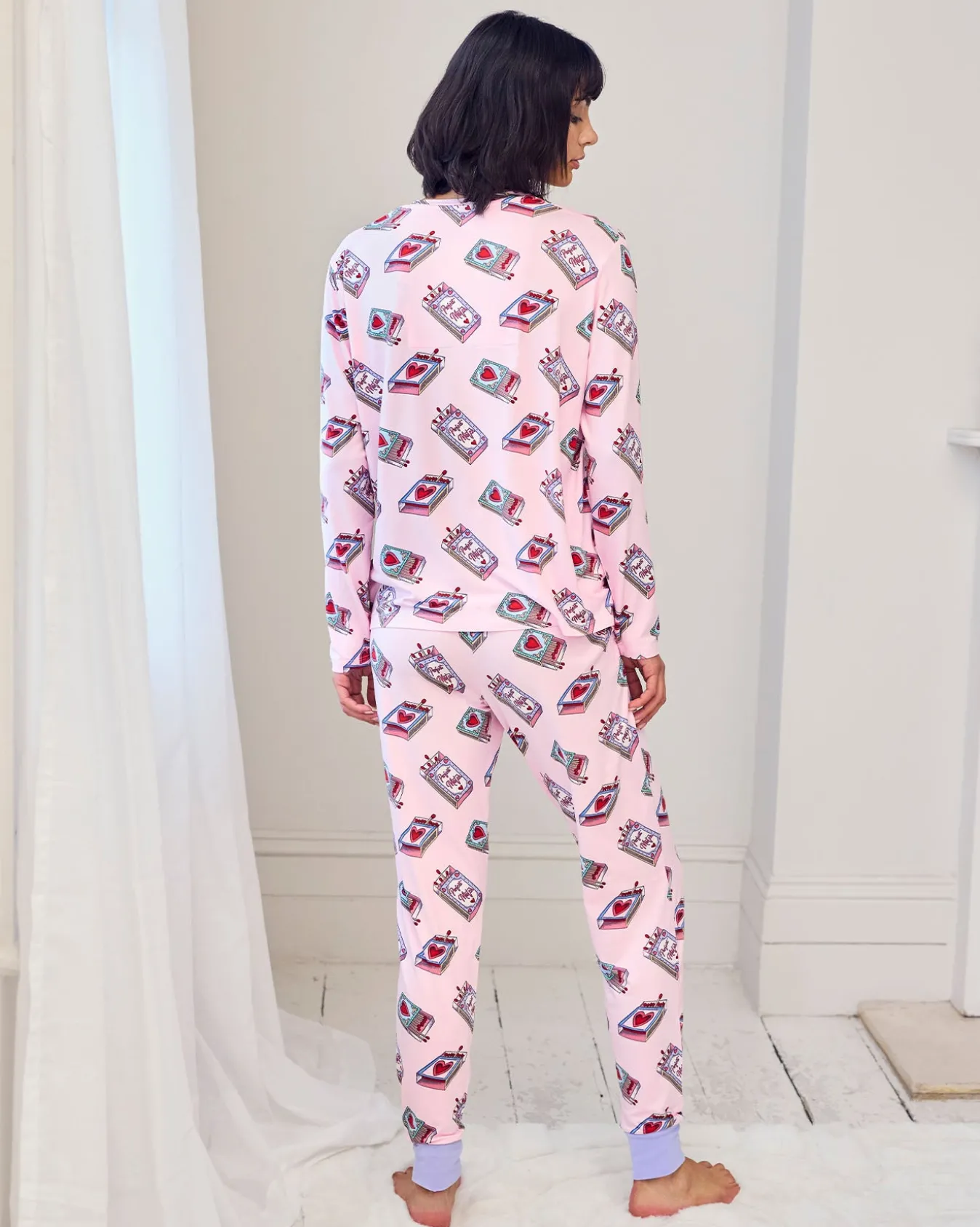 Perfect Match Print Long Pyjama Set