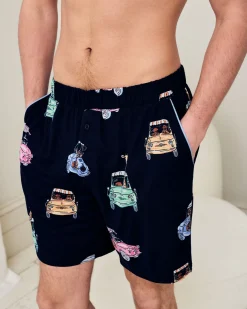 Safari Drive Print Pyjama Shorts