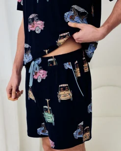 Safari Drive Print Short Pyjama Set