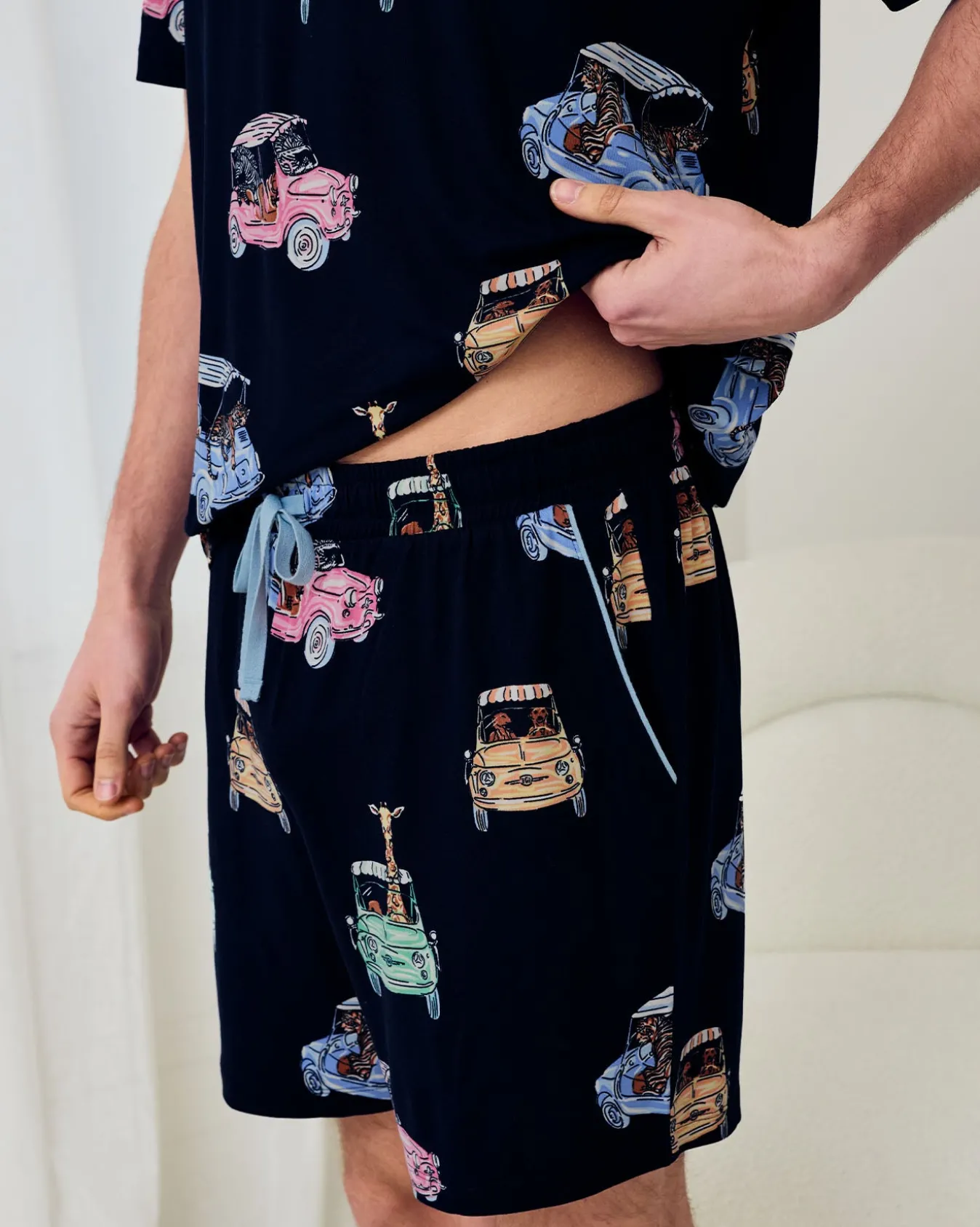 Safari Drive Print Short Pyjama Set