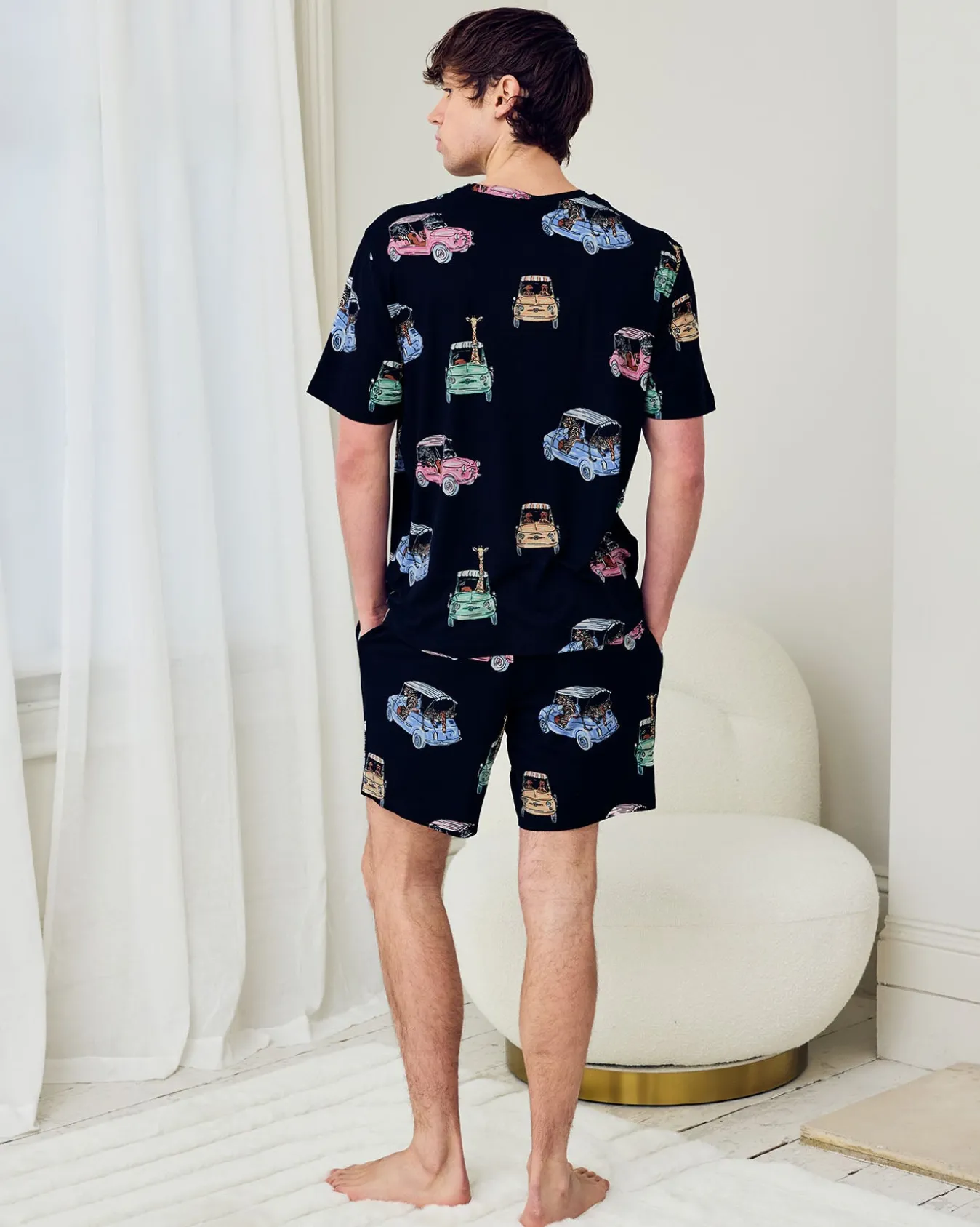 Safari Drive Print Short Pyjama Set
