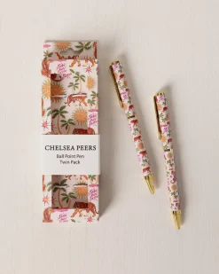 Siesta Tiger Print Two Pack Boxed Pen Set