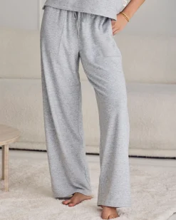 Slub-Knit Joggers - Grey