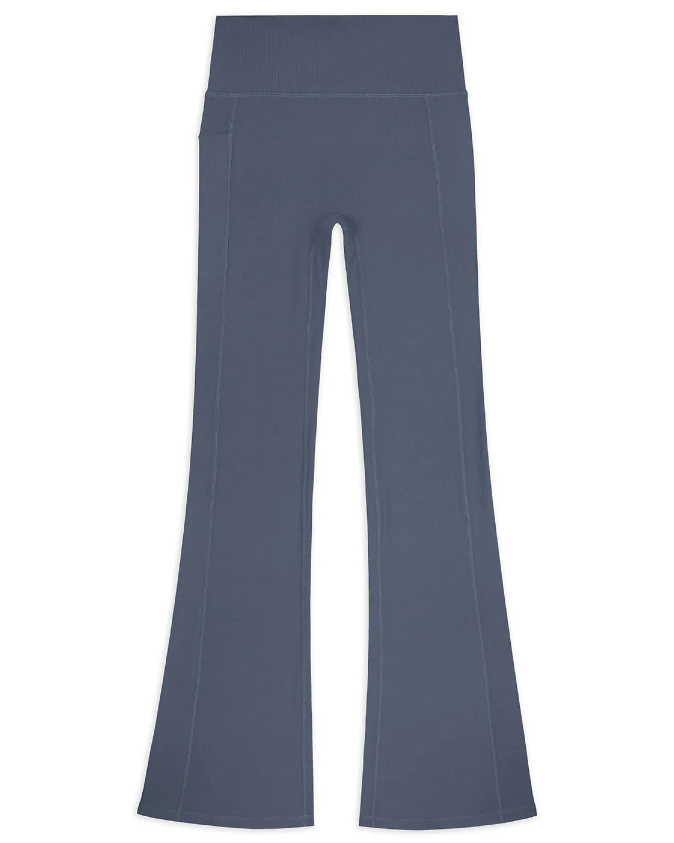 SoftSculpt Rib Flared Leggings - Charcoal