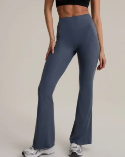 SoftSculpt Rib Flared Leggings - Charcoal