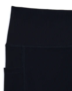 SoftSculpt Rib Flared Leggings - Black