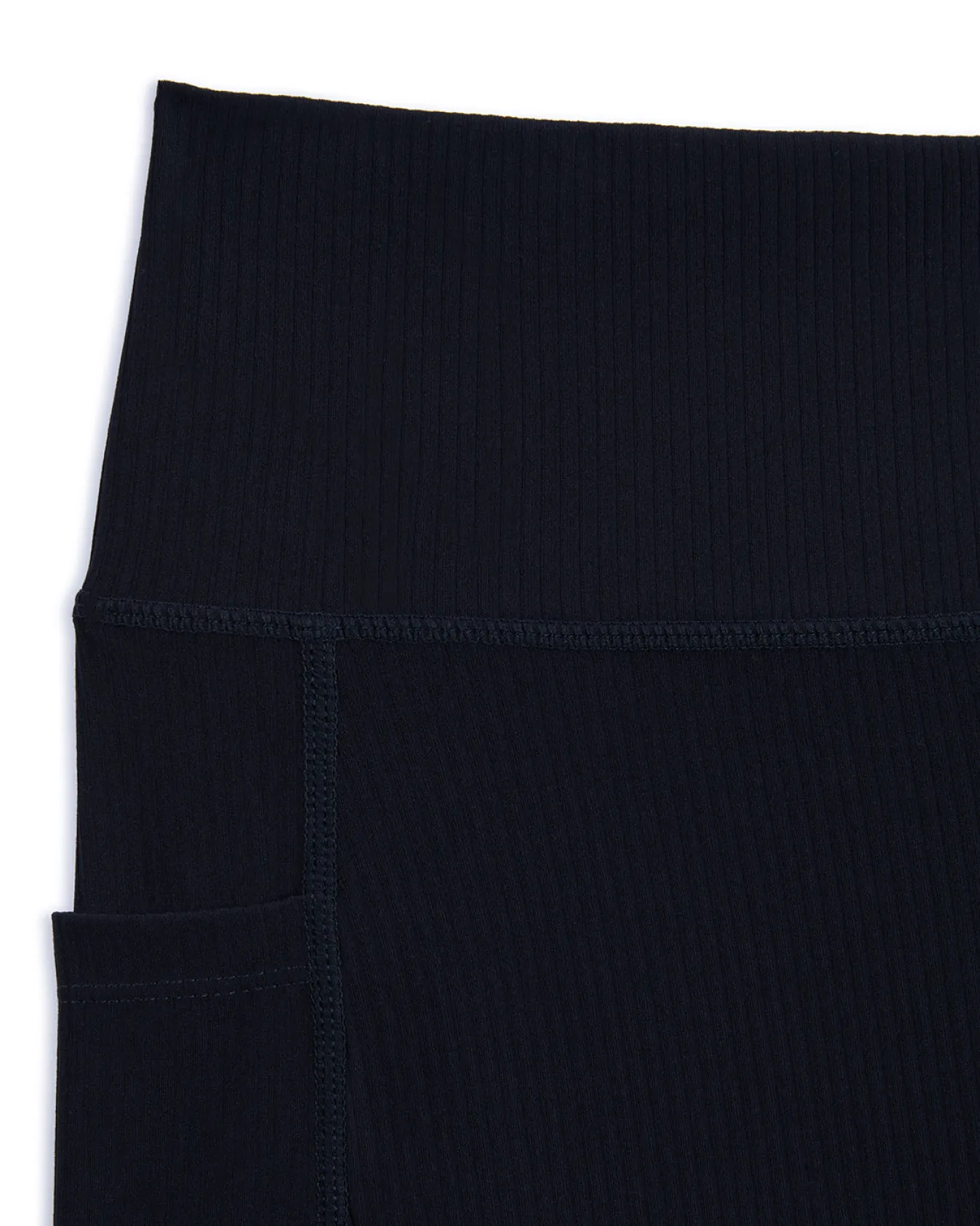 SoftSculpt Rib Flared Leggings - Black