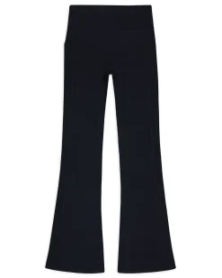 SoftSculpt Rib Flared Leggings - Black